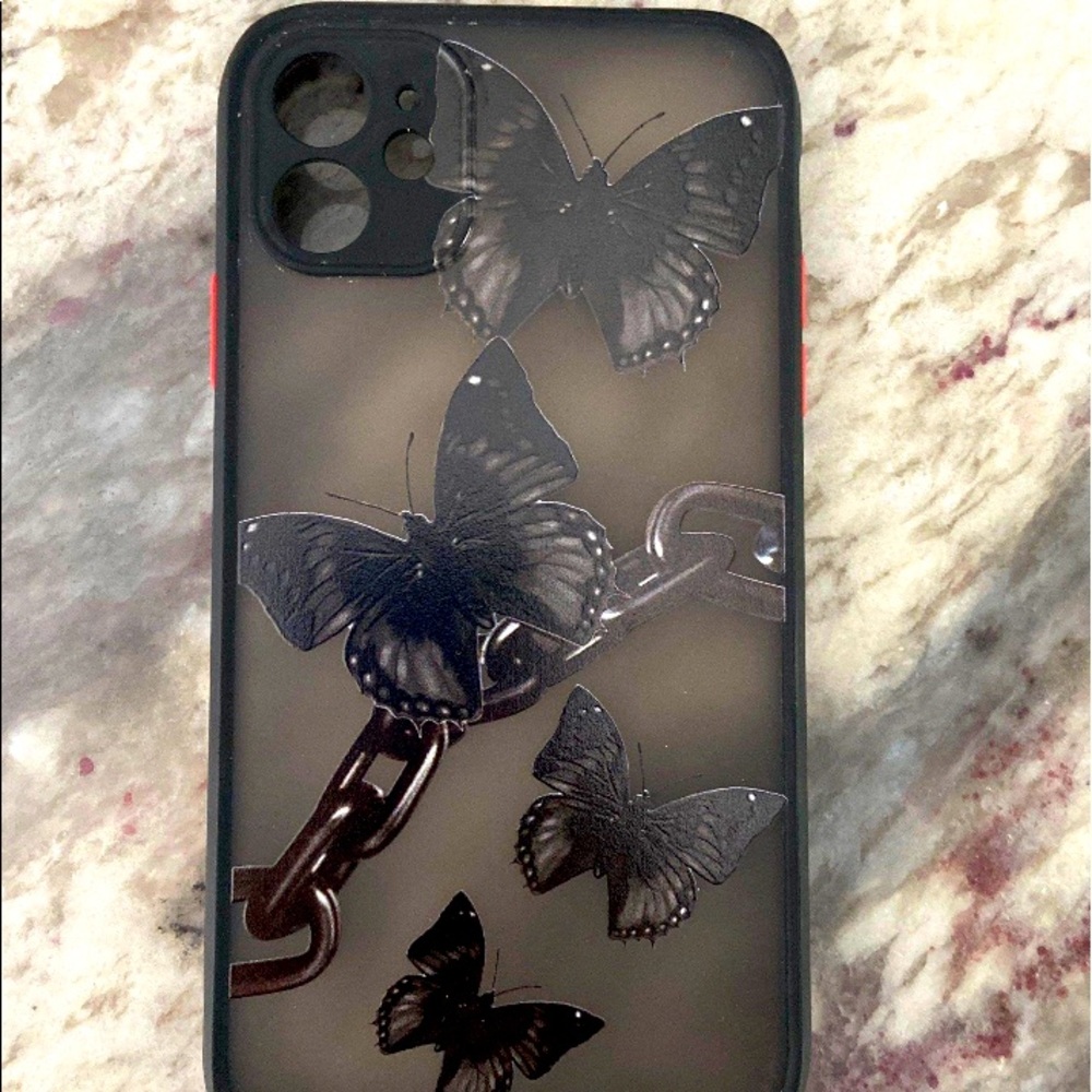 Black Butterfly Phone Case